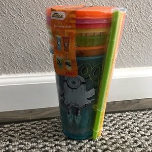 Zak Glow in the Dark Minion tumblers